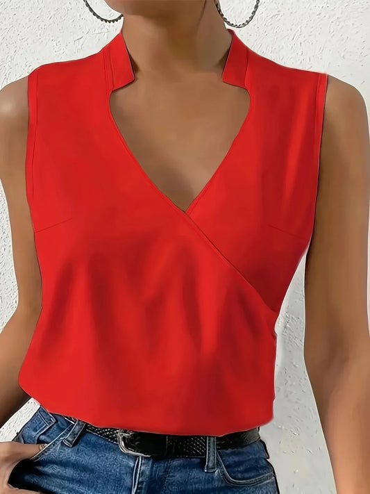 Eliza Sleeveless Power Blouse